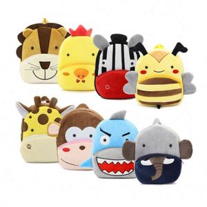 2020 Wholesale Children Carton Animals OEM Custom School Book Bags <b>Kids</b> Girls Plush <b>Backpacks</b> - Product Image 2