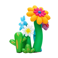 Danseurs gonflables publicitaires en forme de cactus vert, cactus gonflables personnalisés pour la publicité