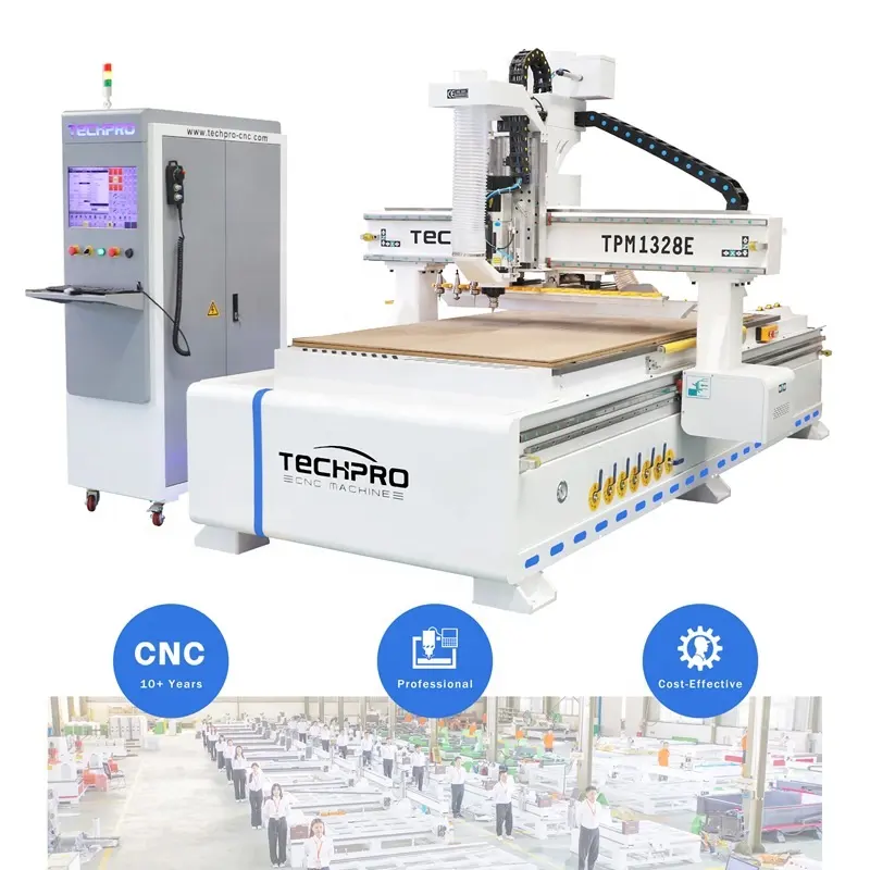 China Professional ATC Spindles Woodworking Multi-process 4*8ft Wood Door Making Cnc Router Cutting Machine For Hot Sale