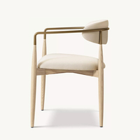 Ensemble de table et chaises de salle à manger pour hôtel 5 étoiles moderne, mobilier de restaurant, ensemble de table et chaises de luxe pour hôtel de villégiature