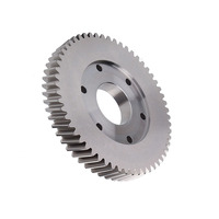 Engrenage droit en acier sur mesure, usiné CNC, alésage interne cannelé, garantie 1,5 an, origine Chine, pour boîte de vitesses industrielle