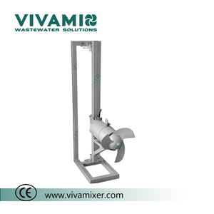 Mélangeur submersible flottant avec ponton pour applications en lagune - Product Image 2