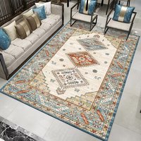 Luxuriöser Moderner Rutschfester Polyester-Teppich für Wohnzimmer Hausbereich Polyester-Wohnzimmerteppich