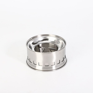 Venta al por mayor <span class=keywords><strong>de</strong></span> acero inoxidable ultraligero portátil <span class=keywords><strong>Mini</strong></span> horno <span class=keywords><strong>de</strong></span> madera al aire libre Camping Picnic estufa <span class=keywords><strong>de</strong></span> Alcohol solidificado - Product Image 2
