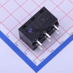 V80214MS02Q Slide Switch Through hole Component (THT) Switch Double Pole Double Throw Screwdriver Slot PC Pin Through Hole - Product Image 1