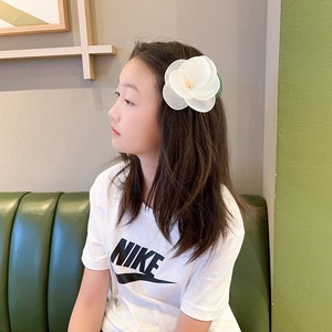 Vendita calda fermagli per capelli con fiori coreani per bambini accessori moda fata mollette in garza dolce forcine per capelli per ragazza gioielli - Product Image 4