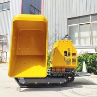 Mini tombereau rotatif de haute qualité, camion chenille autochargeur, tombereau chenille de 1000 kg, 1200 kg pour la construction, l'agriculture