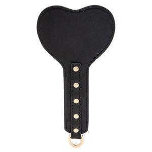 Venta al por mayor juguetes para adultos BDSM juguete sexual Pu cuero mano Pat SM sexo coqueteo azotes paleta en forma de corazón para mujeres juguetes sexuales para parejas - Product Image 2