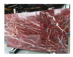 Design d'intérieur et décoration avec comptoirs en quartzite rouge poli de luxe, application intérieure de luxe, design graphique en marbre - Product Image 1