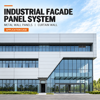 Enveloppe de bâtiment métallique GloStar avec panneaux muraux extérieurs et mur-rideau pour bâtiments commerciaux et publics, parcs industriels