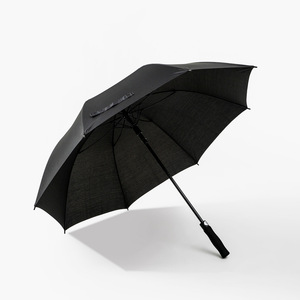<span class=keywords><strong>Parapluie</strong></span> de golf moderne écologique de 27 pouces en tissu pongé 190T entièrement en fibre, avec poignée longue, automatique, grand format, personnalisable pour la publicité - Product Image 3