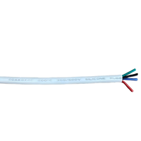 Cable de Silicona Platinum Multifilar 18AWG 20AWG 22AWG 2 3 4 5 6 Hilos para Tiras de Luz LED Neón, Cable Flexible con Cubierta de Silicona
