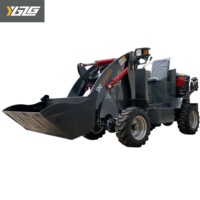 YUANGONG Chinesischer Radlader Gabelstapler Kleiner Radlader 4x4 Frontlader Mini-Radlader 2 Tonnen 1 Tonne Diesel CE EPA