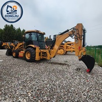 Chargeuse-pelleteuse CAT 420F d'occasion de haute qualité, capacité de charge nominale de 3,283 tonnes, capacité de la benne de 1,2 m³, chargeuse multifonctionnelle en stock
