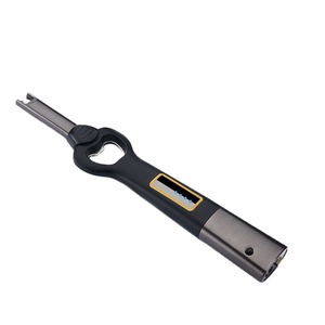 Encendedor de vela perfumada de Plasma de arco de Metal eléctrico recargable por USB, antorcha de cocina a prueba de viento para acampar, cocina, barbacoa, producto personalizado - Product Image 1