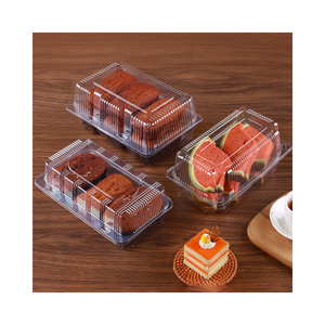 Nhà Máy Trong Suốt Pet Vỏ Sò Thực Phẩm Lưu Trữ Container Nhựa Pastry Bao Bì Hộp Bánh Pho Mát Bánh Cookie Trái Cây Bánh - Product Image 2