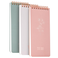 Cuaderno Mini Personalizado de Fábrica con Costuras de Hilo, Cubierta de Cuero/Tela, PP, PVC, Páginas Datadas, Diseño de Lista de Verificación para Lista de Compras