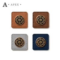 APEX Étiquettes en cuir décoratives personnalisées pour hijabs, abayas, foulards, accessoires vestimentaires, coiffes, sacs à main, chaussures et patchs en cuir