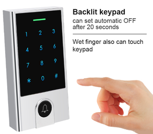 Hoge Kwaliteit <span class=keywords><strong>Standalone</strong></span> Waterdichte Ip67 Touch Toetsenbord 125Khz Em Rfid Kaartlezer Deur Toegangscontrole Systeem - Product Image 2