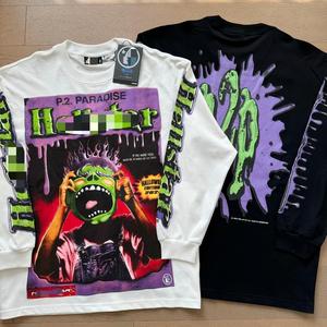 Sudadera con Capucha HellStatr para Hombre, 100% Algodón, 270g, Manga Larga, Corte Holgado, Cuello Redondo, Estilo Urbano con Estampado de Personajes, Estilo Inmortal - Product Image 1