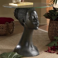 Table basse artistique sculpturale figurative en bronze avec quatre petits garçons anges pour la décoration intérieure