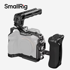 Carcasa para Cámara con Empuñadura para <span class=keywords><strong>Sony</strong></span> A7 IV/<span class=keywords><strong>A7R</strong></span> <span class=keywords><strong>V</strong></span>/A7S III/A1, SmallRig 3667/3668/3669 con Roscas de 1/4'' y Soporte para Accesorios - Product Image 1
