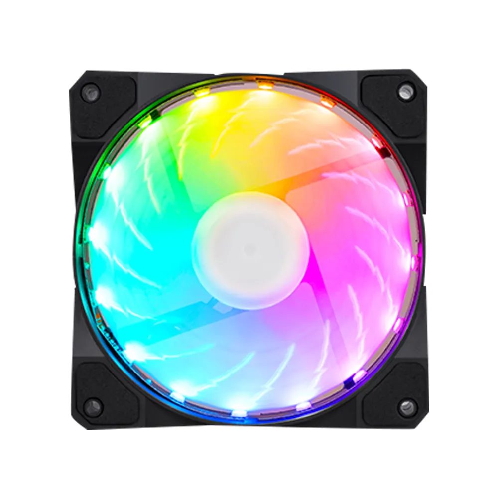 Rgb Electrical Cooling Fans For Pc Case With Rgb Led Lights Cpu Cooler Fan 120mm Rgb Cooler Fan With Controller