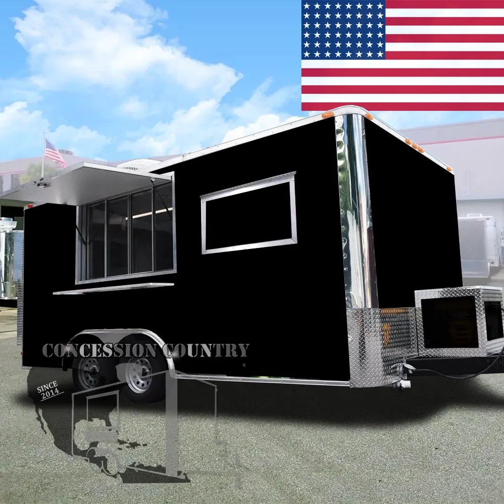 2021 Concession Country China Foodtruck Concession Stand Trailer Mobile Kitchen Street small Food Truck Trailer Food Vending Car