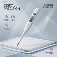 Kustomisasi OEM Perlengkapan Medis Termometer Demam Digital Klinis Termometer Medis Elektronik Kepala Keras Oral