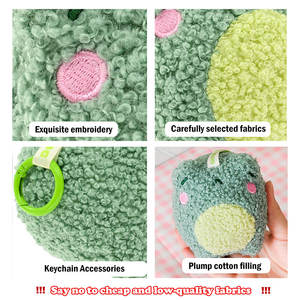 Juguete de Peluche de Rana de Algodón Personalizado al por Mayor, Adorable Animal de Peluche Relleno de PP para Niños, Peluches Suaves de Alta Calidad - Product Image 5