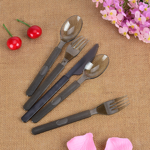 Bán buôn nhựa dùng một lần thiết lập dao kéo sinh thái phân hủy sinh học Takeaway muỗng nĩa dao Bộ đồ ăn thiết lập - Product Image 4