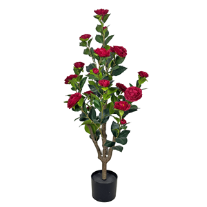 Flores Artificiales de Seda de Rosa de 102 cm, Planta Artificial, Flores Falsas, Bonsái para Decoración de Interiores, Hogar y Jardín - Product Image 1