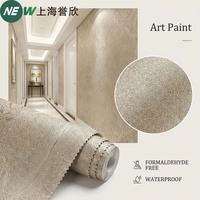 Papier peint imperméable sans PVC, fini, largeur 2,9 m, sans couture, non tissé, ignifuge, résistant aux rayures, décoration murale pour chambre à coucher