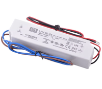 Alimentation à découpage Mean Well LPV-20/35/60/100/150 220V vers 24V/12V, transformateur LED étanche