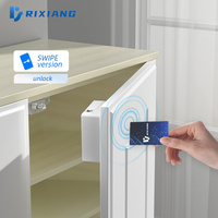 Serrure Intelligente NFC Tuya sans Clé pour Armoire, Serrure Invisible Abordable avec Contrôle par Application et Cartes RFID Cachées pour Casiers, Maison Intelligente