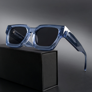 Gafas <span class=keywords><strong>de</strong></span> <span class=keywords><strong>Sol</strong></span> Retro Cuadradas HBK <span class=keywords><strong>de</strong></span> Acetato Grueso para Hombre, Lentes Polarizadas Vintage <span class=keywords><strong>de</strong></span> Alta Gama, Envío en 24 <span class=keywords><strong>Horas</strong></span>, Disponibles en Stock - Product Image 2
