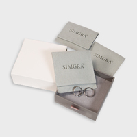 Bolsa de almacenamiento de anillo de pendiente pequeño de microfibra de lujo de alta calidad embalaje textil personalizado para joyería