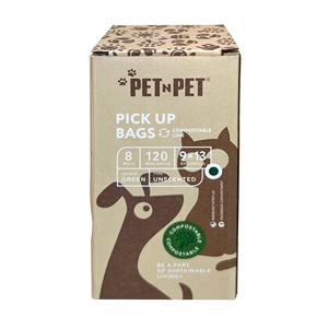 Hot Selling Eco-Friendly Biodegradable Simple <b>Compostable</b> Dog Poop <b>Bag</b> Small Box Drawstring for Small Animals Pet Dog - Product Image 2