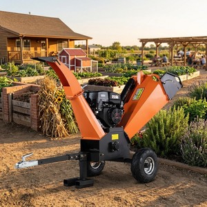 Trituradora de Madera a Gasolina NEXAGROT GS120 de 15 HP, Capacidad de 120 mm, Trituradora de Árboles con Mecanismo de Doble Cuchilla Eficiente y <span class=keywords><strong>Barra</strong></span> de Remolque - Product Image 6