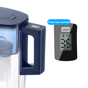 <span class=keywords><strong>Carafe</strong></span> <span class=keywords><strong>filtrante</strong></span> à eau alcaline 3,5 L <span class=keywords><strong>sans</strong></span> BPA, ioniseur riche <span class=keywords><strong>en</strong></span> hydrogène, filtration <span class=keywords><strong>en</strong></span> 7 étapes pour éliminer le chlore et les métaux lourds - Product Image 2