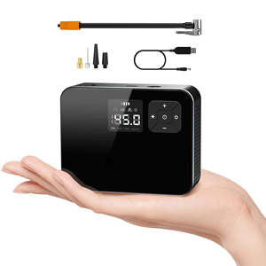 12 वी 150psi पोर्टेबल टायर मुद्रास्फीति पंप प्रकाश के साथ सटीक निगरानी डिजिटल दबाव गेज - Product Image 2