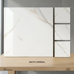 Azulejos de Porcelana Mate Gris Rústico de 600x600 mm con Efecto Piedra para Diseño de Suelos de Exteriores, Patios y Balcones - Product Image 6