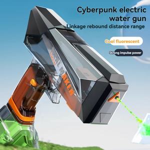 Elektrisch Waterpistool Met Licht Voor Volwassen Sterkste Waterpistool Krachtig Hoog Automatisch Waterpistool Buiten Zomerspeelgoed Voor Kinderen - Product Image 5