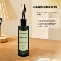 Diffuseur d'huiles essentielles haut de gamme pour chambre et salle de bain, sans flamme, en rotin, avec fleurs séchées, pour aromathérapie d'intérieur longue durée