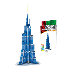 Jouet éducatif pour enfants, Puzzle 3D, modèle <span class=keywords><strong>à</strong></span> faire soi-même, multimédia - Product Image 5