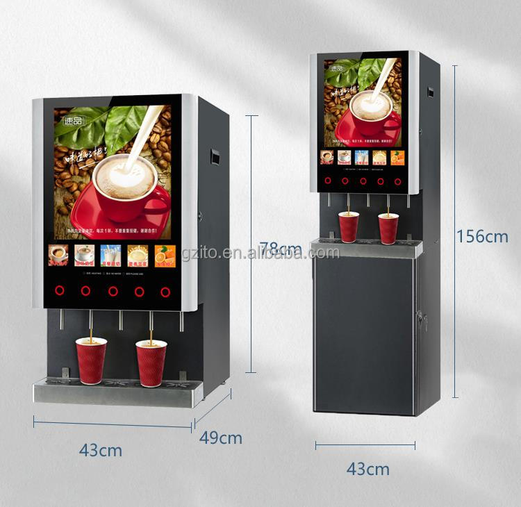 Instant Coffee Maker - Commercial Fully Automatic Vending
