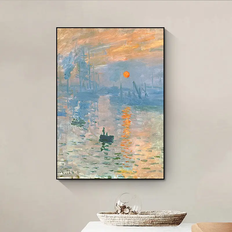 Van Gogh Monet Abstract electric meter box decorative painting vertical hanging painting electric switch box decorative painting