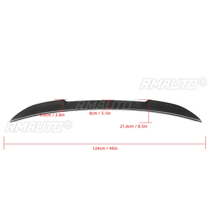 สปอยเลอร์หลังคาร์บอนไฟเบอร์แบบแห้ง สำหรับ BMW ซีรีส์ 2 คูเป้ F22 F87 M2 ปี 2014 - 2020  ลิ้นสปอยเลอร์หลัง - Product Image 6