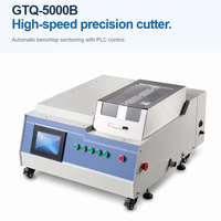 Machine de préparation d'échantillons métallographiques automatique à grande vitesse et de précision, machine de découpe de tubes métalliques et rocheux, instrument de test, garantie 1 an