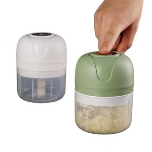 Petit hachoir électrique domestique pour ail, outil magique pour préparer des purées pour aliments complémentaires pour enfants, fruits et légumes - Product Image 2